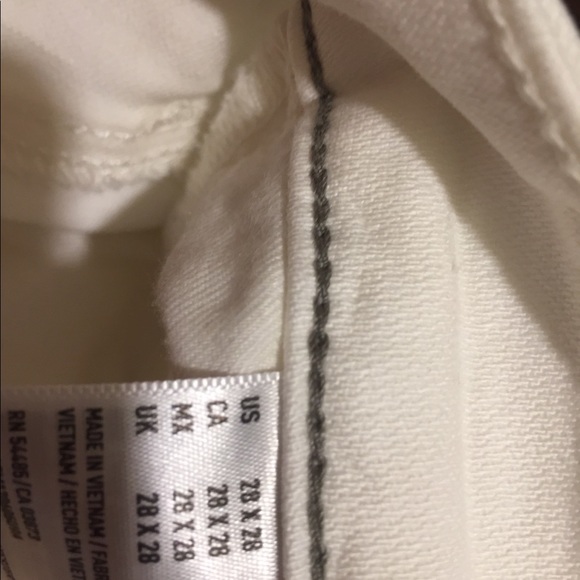 Men’s white jeans American Eagle NWOT size 28 - Picture 6 of 8